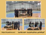 مسابقات ورزش به منظور گرامیداشت یاد و خاطره سردار حاج قاسم سلیمانی،درسالن تربیت بدنی آموزشکده فنی دختران یزد 3
