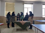 مسابقات ورزشی کارکنان و اساتید  به مناسبت گرامیداشت دهه فجر در سالن ورزشی آموزشکده فنی دختران یزد 5