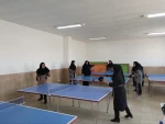 مسابقات ورزشی کارکنان و اساتید  به مناسبت گرامیداشت دهه فجر در سالن ورزشی آموزشکده فنی دختران یزد 8