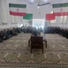 حضور کارمندان بسیجی در جلسه سخنرانی با حضور اقای سرهنگ اخوندی با موضوع دست اوردهای انقلاب
 3