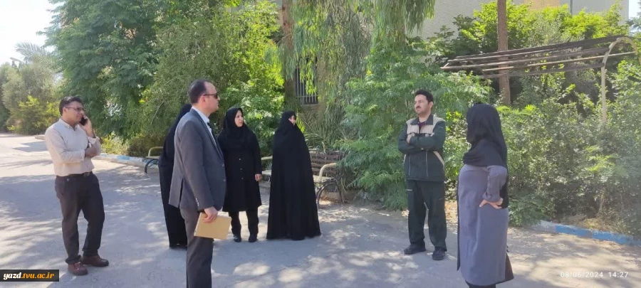 بازدید معاونت دانشجویی دانشگاه فنی و حرفه ای استان یزد از مراکز تابعه 6