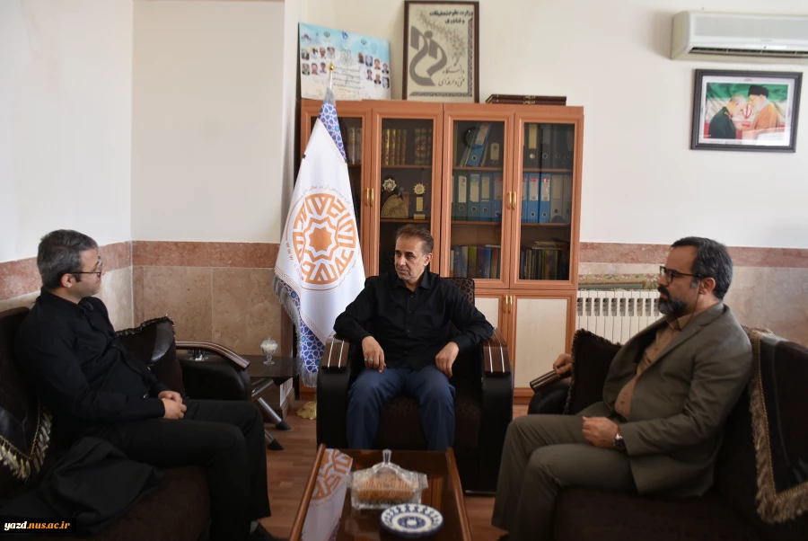 دیدار رییس دانشگاه ملی مهارت واحد استان ‌یزد با رییس دانشگاه پیام نور استان 
 2