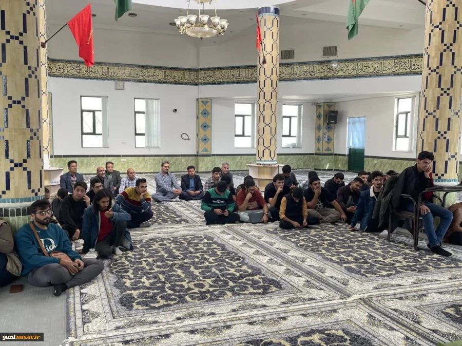 برگزاری مراسم عزاداری ایام فاطمیه در دانشگاه ملی مهارت استان یزد واحد تفت 8