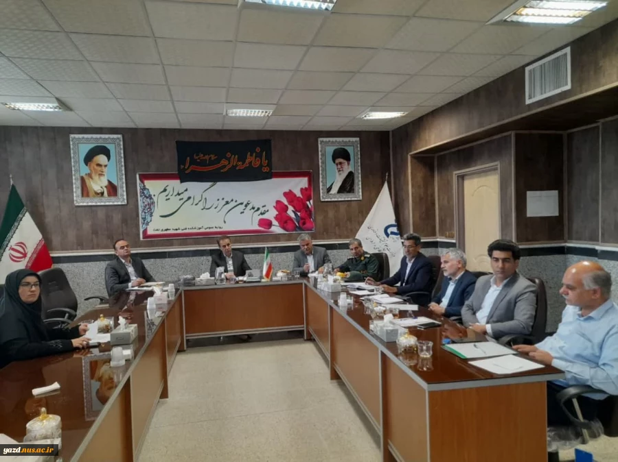 برگزاری جلسه رؤسا در دانشگاه ملی مهارت واحد شهیدمطهری تفت
 4
