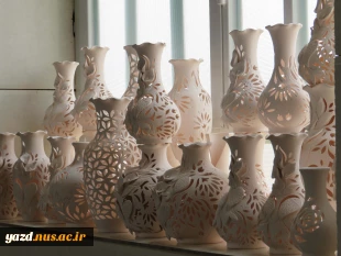 برگزاری مراسم آیین افتتاح کارگاه سرامیک حضرت زهرا (س) در آموزشکده ملی مهارت دختران میبد 2