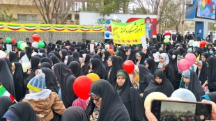 حضور پرشورکارمندان آموزشکده ملی مهارت دختران میبد در راهپیمایی ۲۲ بهمن ماه1403

 12