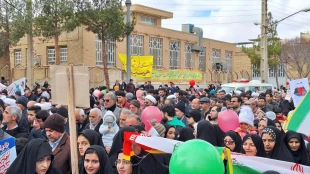 حضور پرشورکارمندان آموزشکده ملی مهارت دختران میبد در راهپیمایی ۲۲ بهمن ماه1403

 19