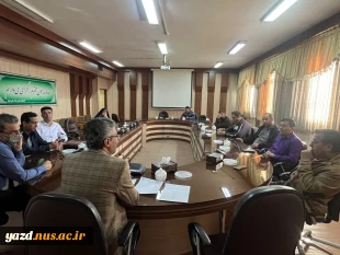 نشست سرپرست آموزشکده امام علی(ع)یزد با مسئولین خوابگاه‌ دانشجویی 3