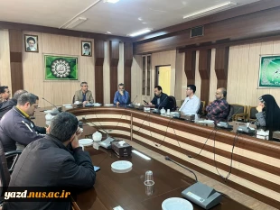 نشست سرپرست آموزشکده امام علی(ع)یزد با مسئولین خوابگاه‌ دانشجویی 5