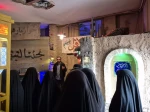 بازدید دانشجویان طراحی ودوخت آموزشکده ملی مهارت دختران میبدازموزه گنجینه شهدای اردکان 11
