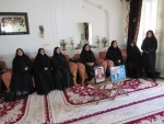دیدارریاست و جمعی از کارکنان آموزشکده ملی مهارت دختران میبد با خانواده شهیدمحمد حسین محمدی
 4
