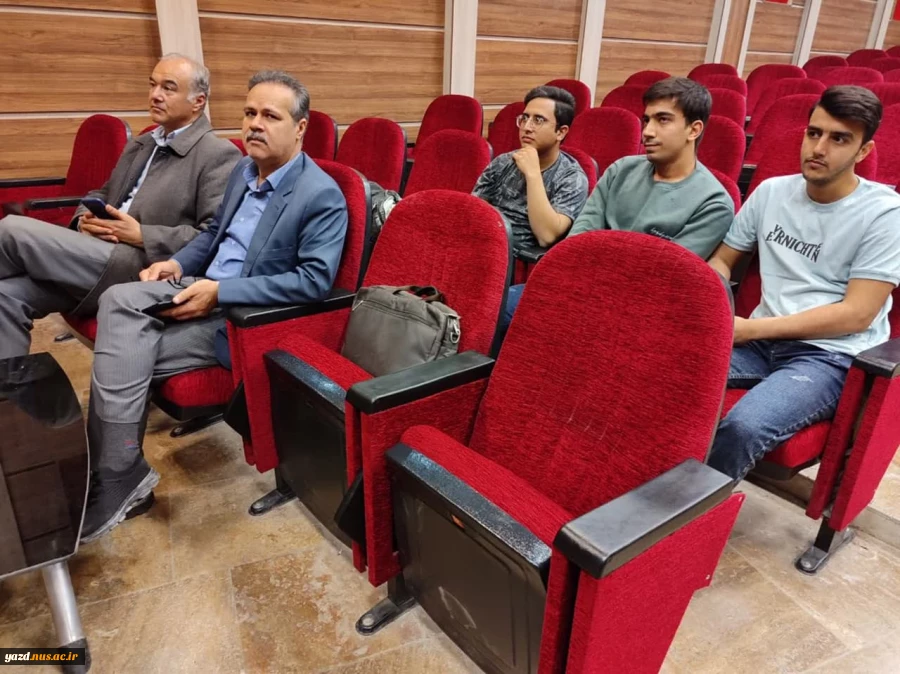 برگزاری جلسۀ توجیهی ویژه برای دانشجویان درس «پروژه» رشتۀ برق دانشکدۀ شهید صدوقی 4