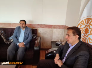 برگزاری جلسه ریاست دانشگاه ملی مهارت استان یزد با نماینده اداره کل نوسازی مدارس 2