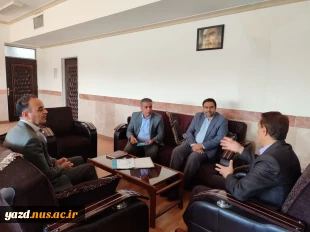 برگزاری جلسه ریاست دانشگاه ملی مهارت استان یزد با نماینده اداره کل نوسازی مدارس 3