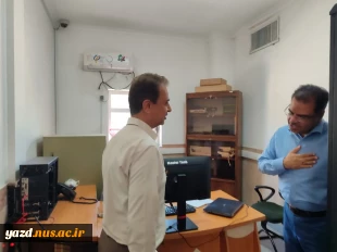 حضور ریاست دانشگاه ملی مهارت استان یزد در اتاق همکاران و کارگاه ها جهت تبریک سال نو 6