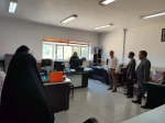حضور ریاست دانشگاه ملی مهارت استان یزد در اتاق همکاران و کارگاه ها جهت تبریک سال نو 9