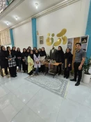 بازدید دانشجویان رشته طراحی دوخت آموزشکده ملی مهارت دختران میبد از تولیدی پوشاک آرتا
 4
