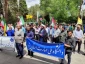 تجمع دانشگاهیان دانشگاه ملی مهارت یزد در حمایت از مردم غزه