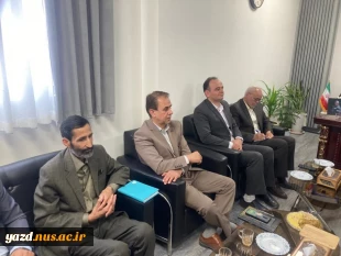 دیدار هیئت رئیسه دانشگاه ملی مهارت یزد با فرمانده سپاه الغدیر استان: تاکید بر همکاری‌های مهارتی و فرهنگی 4