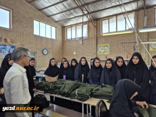 بازدید دانشجویان رشته طراحی دوخت آموزشکده ملی مهارت دختران میبد ازآداک دخت اردکان
 5