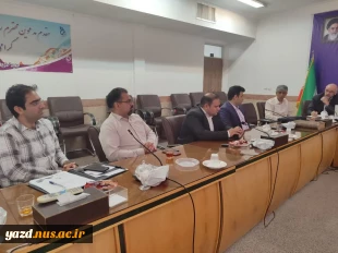 جلسۀ هماهنگی برگزاری رویداد در حوزۀ کاشی و سرامیک در دانشگاه ملی مهارت استان یزد 5