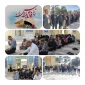 عطرافشانی و برگزاری زیارت عاشورا در گلزار شهدای ابرکوه