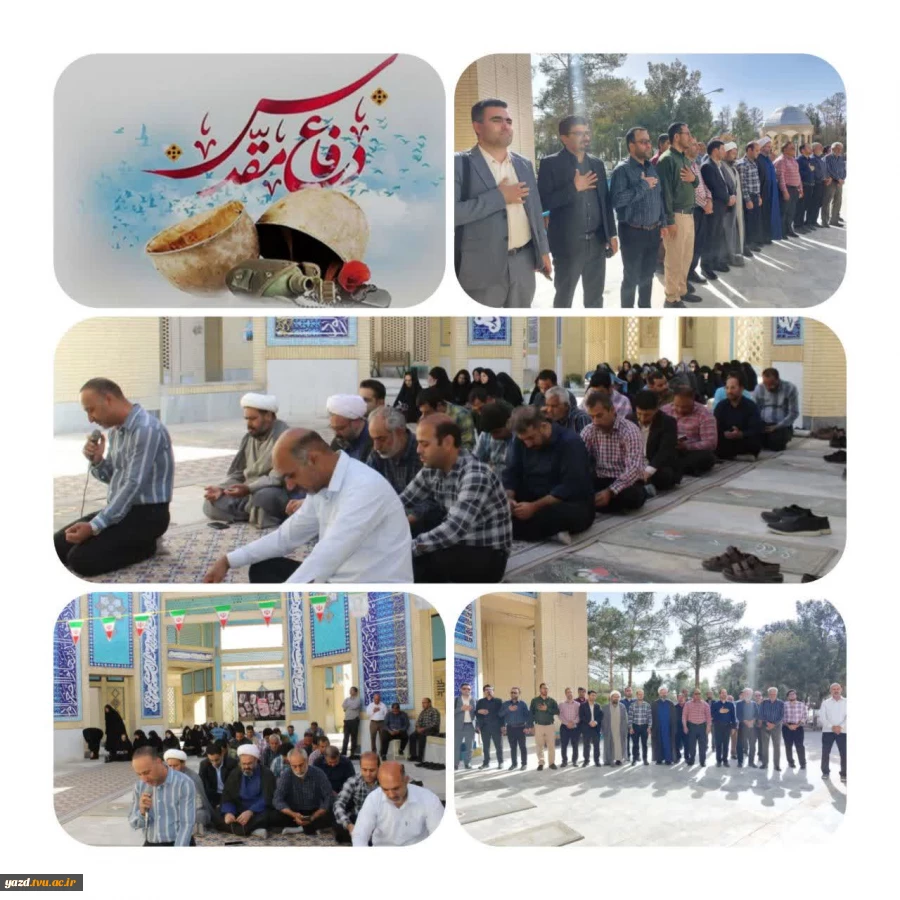 عطرافشانی و برگزاری زیارت عاشورا در گلزار شهدای ابرکوه 2