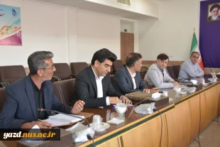 جلسه رییس نظارت و ارزیابی دانشگاه ملی مهارت کشور با روسای مراکز تابعه دانشگاه ملی مهارت استان یزد  3