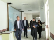 بازدید دکتر عمرانی نماینده نظارت استان از روند بازسازی خوابگاه دختران میبد