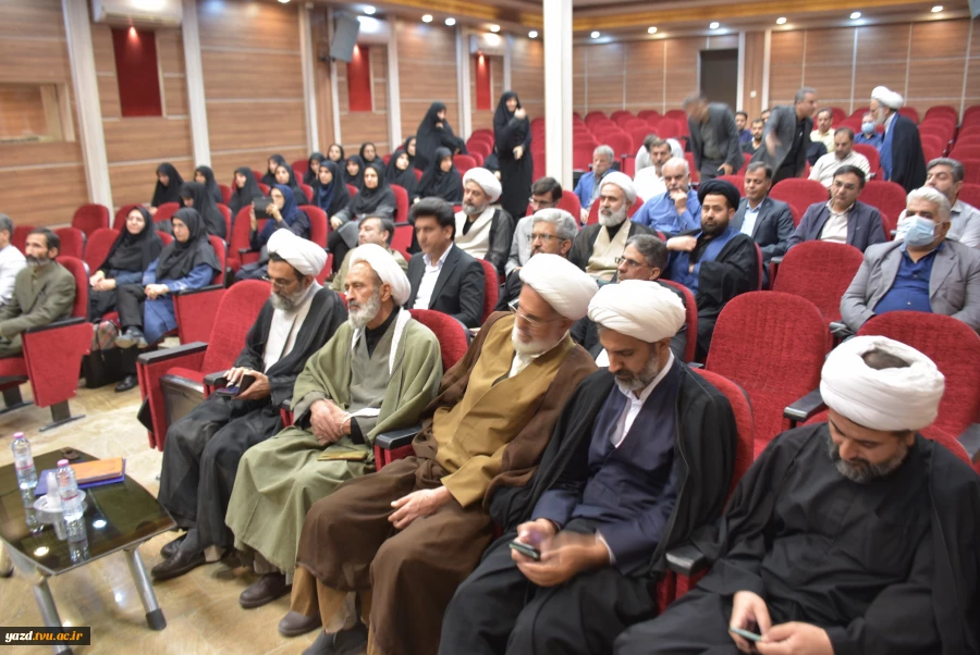 برگزاری مراسم تکریم و معارفه مسئول نهاد نمایندگی مقام معظم رهبری در دانشگاه ملی مهارت استان یزد   3