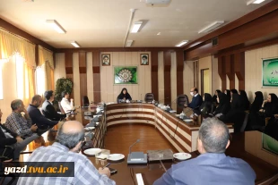 برگزاری جلسه شورای اداری کارکنان آموزشکده ملی مهارت دختران یزد - حضرت رقیه (س) در پردیس دختران امام علی (ع)
 6