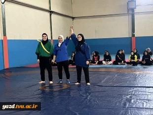 مسابقات کشتی آلیش دانشجویان آموزشکده ملی مهارت دختران یزد - حضرت رقیه(س) برگزار شد
 2