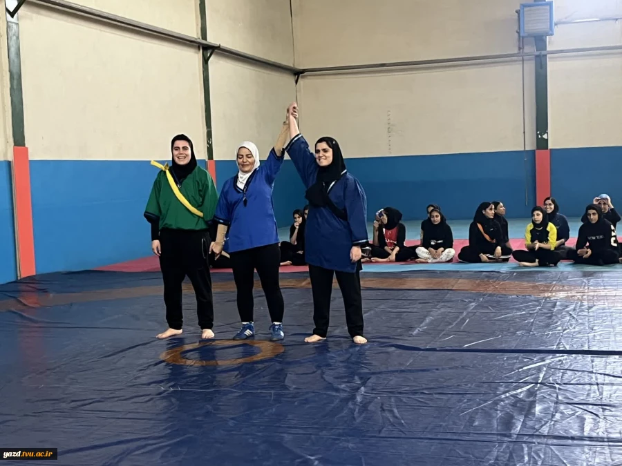 مسابقات کشتی آلیش دانشجویان آموزشکده ملی مهارت دختران یزد - حضرت رقیه(س) برگزار شد
 2