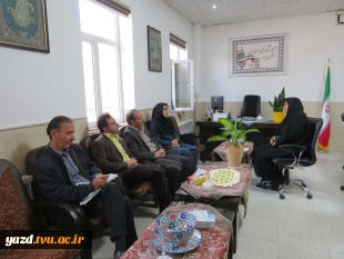 بازدید تیم نظارت و ارزیابی دانشگاه ملی مهارت استان یزداز آموزشکده ملی مهارت دختران میبد
 2