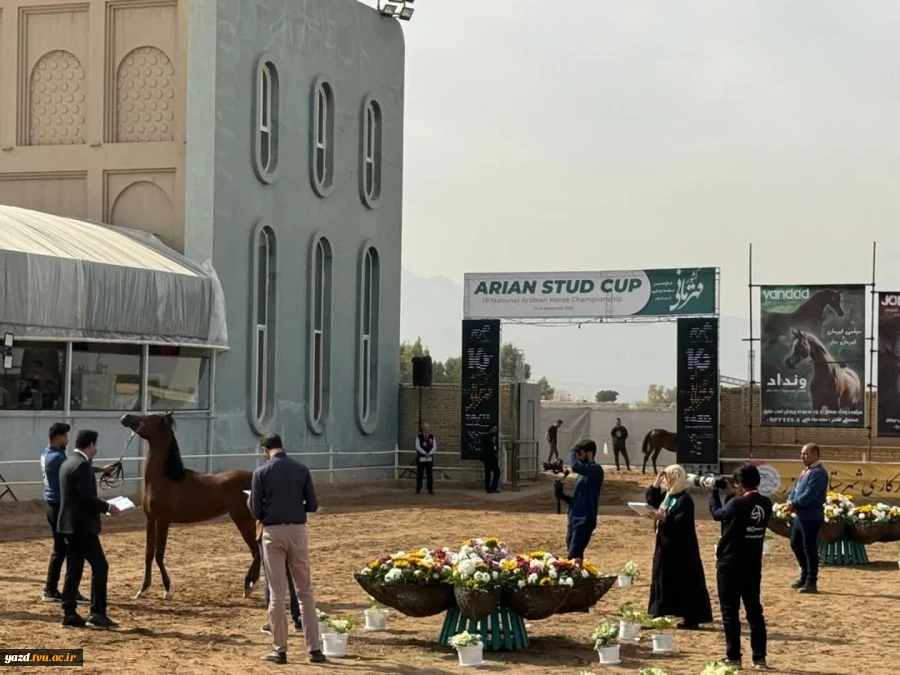 حضور دانشجویان دانشگاه ملی مهارت واحد دختران میبد در جشنواره زیبایی اسب اصیل عرب کشور
 3