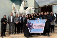 حضور دانشجویان دانشگاه ملی مهارت واحد دختران میبد در جشنواره زیبایی اسب اصیل عرب کشور