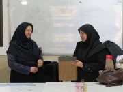 تقدیر از استاد کارآفرین به مناسب آغاز هفته کار آفرینی در آموزشکده ملی مهارت دختران میبد