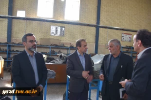بازدید دکتر جوکار از دانشگاه ملی مهارت استان یزد و بررسی ظرفیت‌ها و چالش‌های آموزشی و مهارتی 3