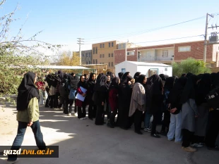 برپایی موکب در آموزشکده ملی مهارت دختران میبد
 2