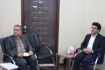 دیدار رئیس دانشگاه ملی مهارت استان یزد با امام جمعه شهرستان بافق