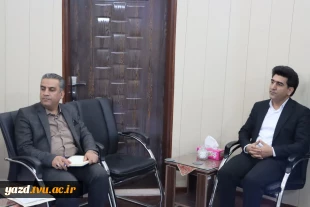 دیدار رئیس دانشگاه ملی مهارت استان یزد با امام جمعه شهرستان بافق 2