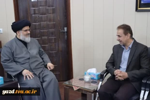 دیدار رئیس دانشگاه ملی مهارت استان یزد با امام جمعه شهرستان بافق 3