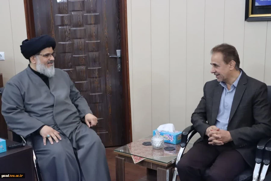 دیدار رئیس دانشگاه ملی مهارت استان یزد با امام جمعه شهرستان بافق 3