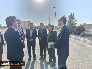 بازدید نماینده بافق در مجلس شورای اسلامی به همراه ریاست دانشگاه ملی مهارت استان یزد از آموزشکده بافق 2