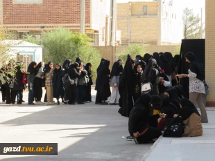برپایی موکب فاطمی درآستانه شهادت حضرت زهرا(س) در اموزشکده ملی مهارت دختران میبد
 2