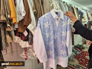 بازدید از کارگاه دانشجویان کارآفرین به مناسبت هفته کارآفرینی در آموزشکده ملی مهارت دختران میبد
 5