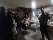 بازدید علمی دانشجویان کامپیوتر از کارگاه کارآفرینی در میبد