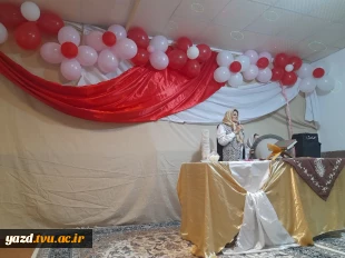 برگزاری جشن میلاد حضرت زهرا سلام الله علیها در خوابگاه شقایق آموزشکده ملی مهارت دختران میبد
 5