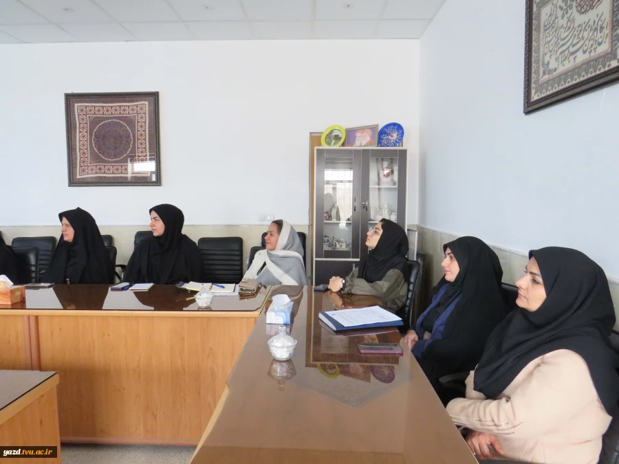 برگزاری جلسه تخصصی آموزشی با حضور دکتر امیدپناه ودکتر عمرانی در آموزشکده ملی مهارت دختران میبد
 4
