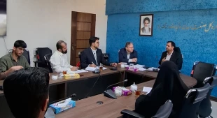 حضور دانشجویان دانشگاه ملی مهارت استان یزد در نشست تخصصی کارگروه صمت دانشجویی با مدیرکل محترم صنعت معدن و تجارت استان یزد 4